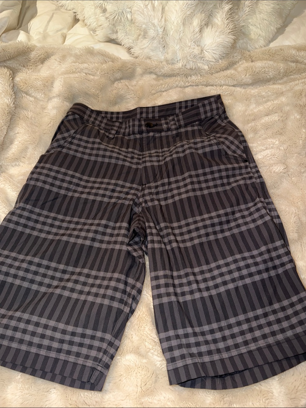 lululemon athletica Gray Plaid Men's Chinos